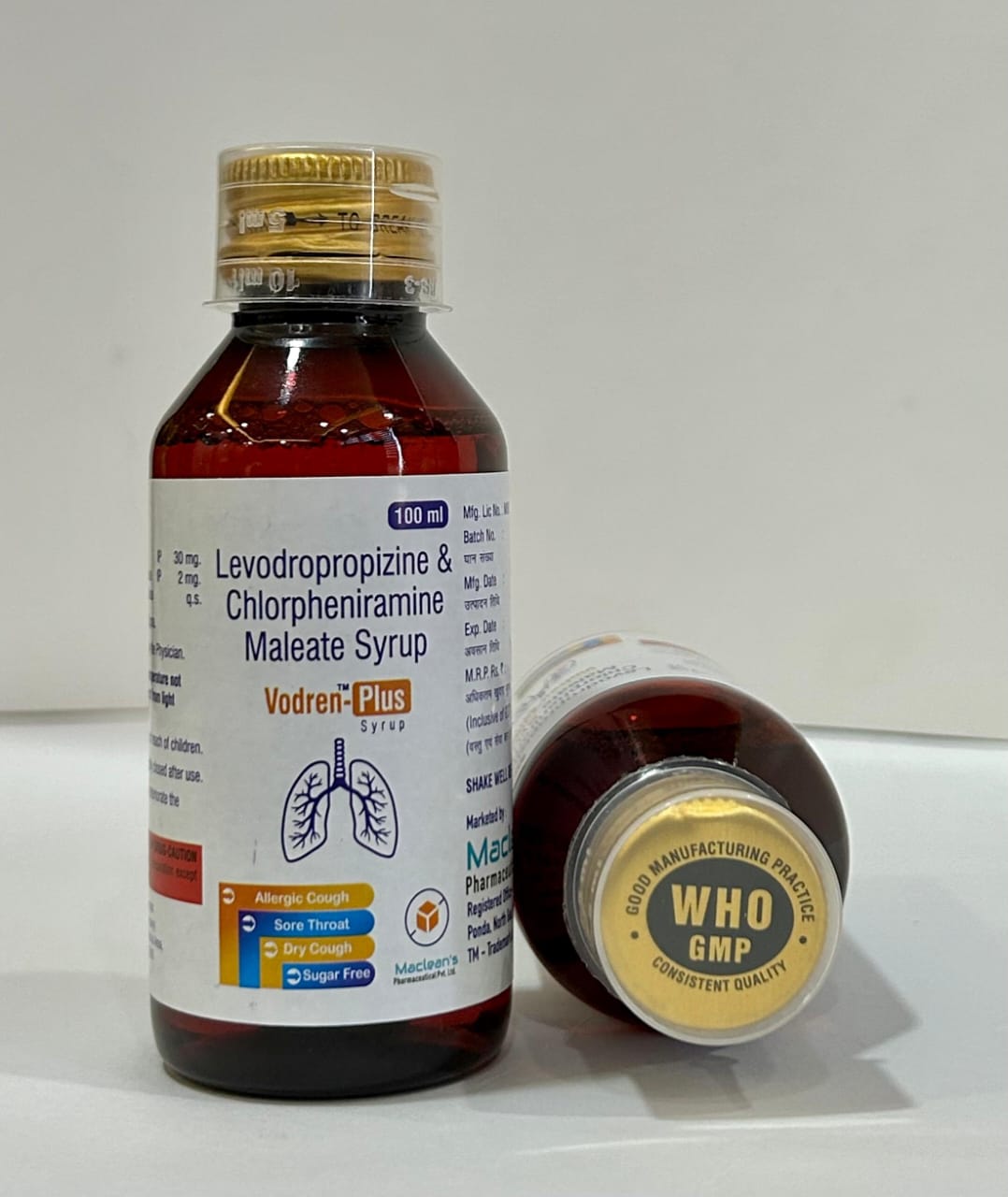 Levodropropizine & Chlorpheniramine Maleate Syrup